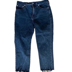 Madewell The Perfect Vintage Jean Black cropped size 28